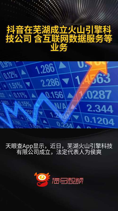 抖音在蕪湖成立火山引擎科技公司 含互聯(lián)網(wǎng)數(shù)據(jù)服務等業(yè)務